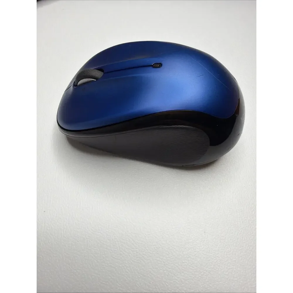 Logitech M325S Ambidextrous Blue Wireless Optical Mouse 2.4 GHz USB Receiver